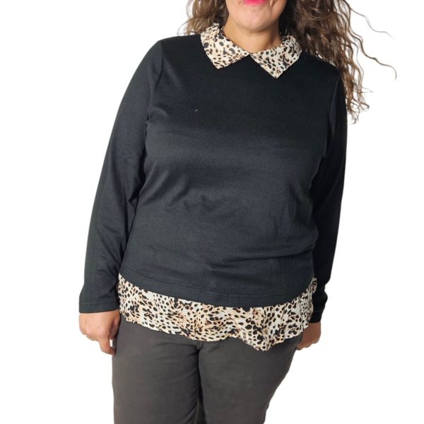 JERSEY PUNTO FINO CUELLO Y FALDON