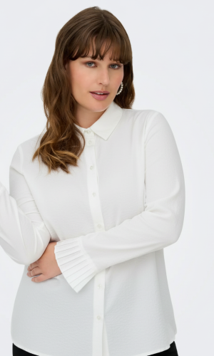 CAMISA BLANCA PUO PLISADO