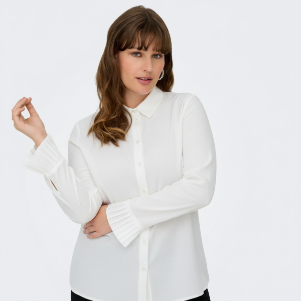 CAMISA BLANCA PUO PLISADO