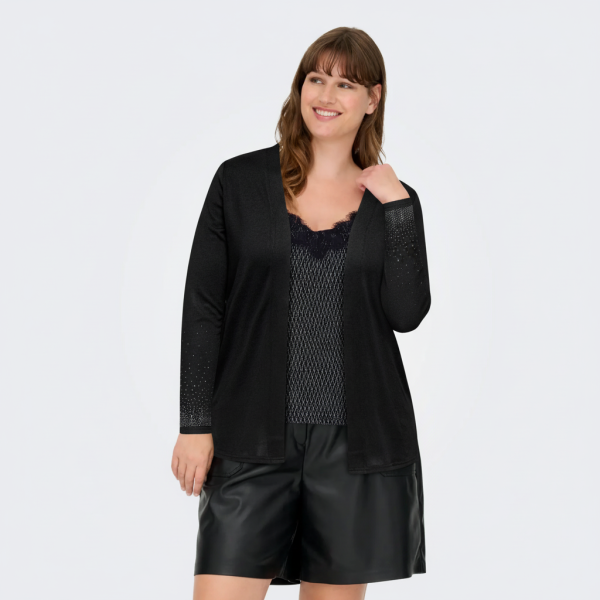 CONJUNTO TOP BRILLI CHAQUETA PUNTO BRILLOS