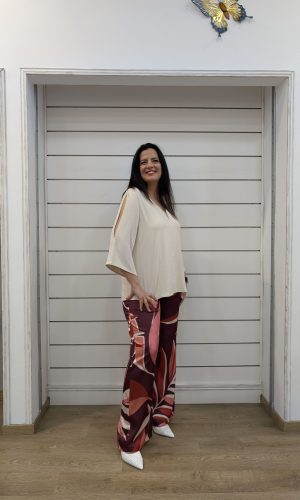 PANTALON PALAZZO RASO