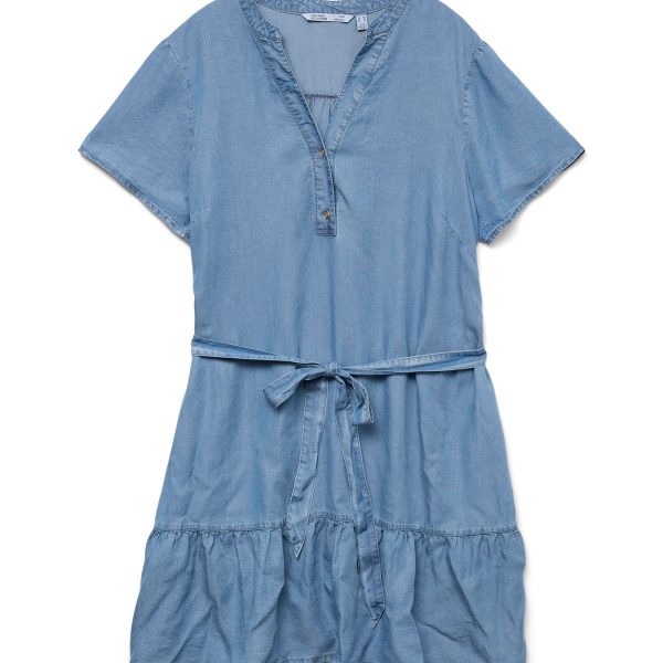 VESTIDO CORTO TENCEL