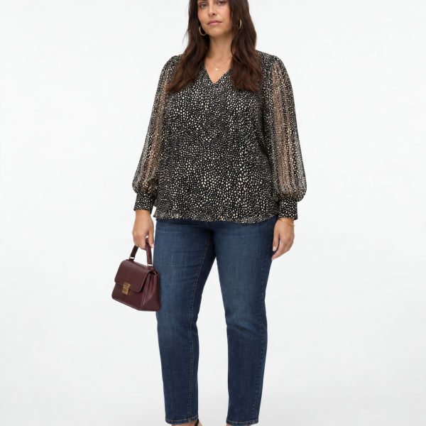 BLUSA ESTAMPADA GASA