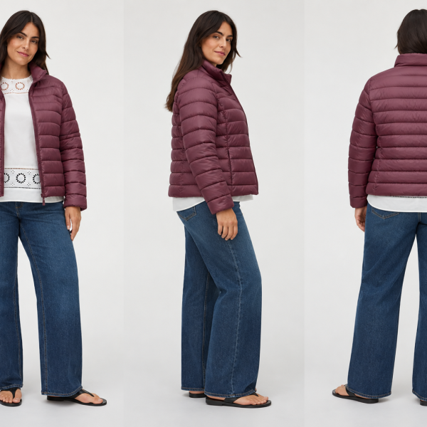 PARKA ROSA QUEMADO