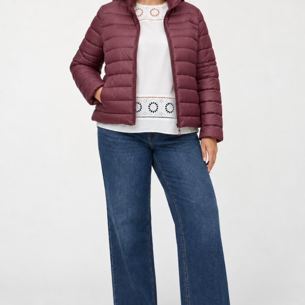 PARKA ROSA QUEMADO